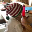 Christmas family matching hats Knitted mom borthoer sister Baby fun red green white fun Local is lekker za south africa
