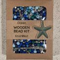 Ocean-themed wooden bead kit for kids.