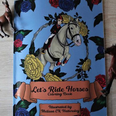Let's Ride Horses Coloring Book
