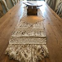 Handmade Macrame table Runner