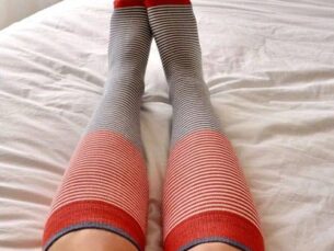 Striped Knee-Highs