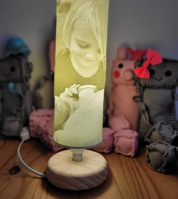 Personalised Side Lamp