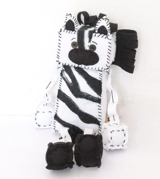 Zebra Plush Bobot