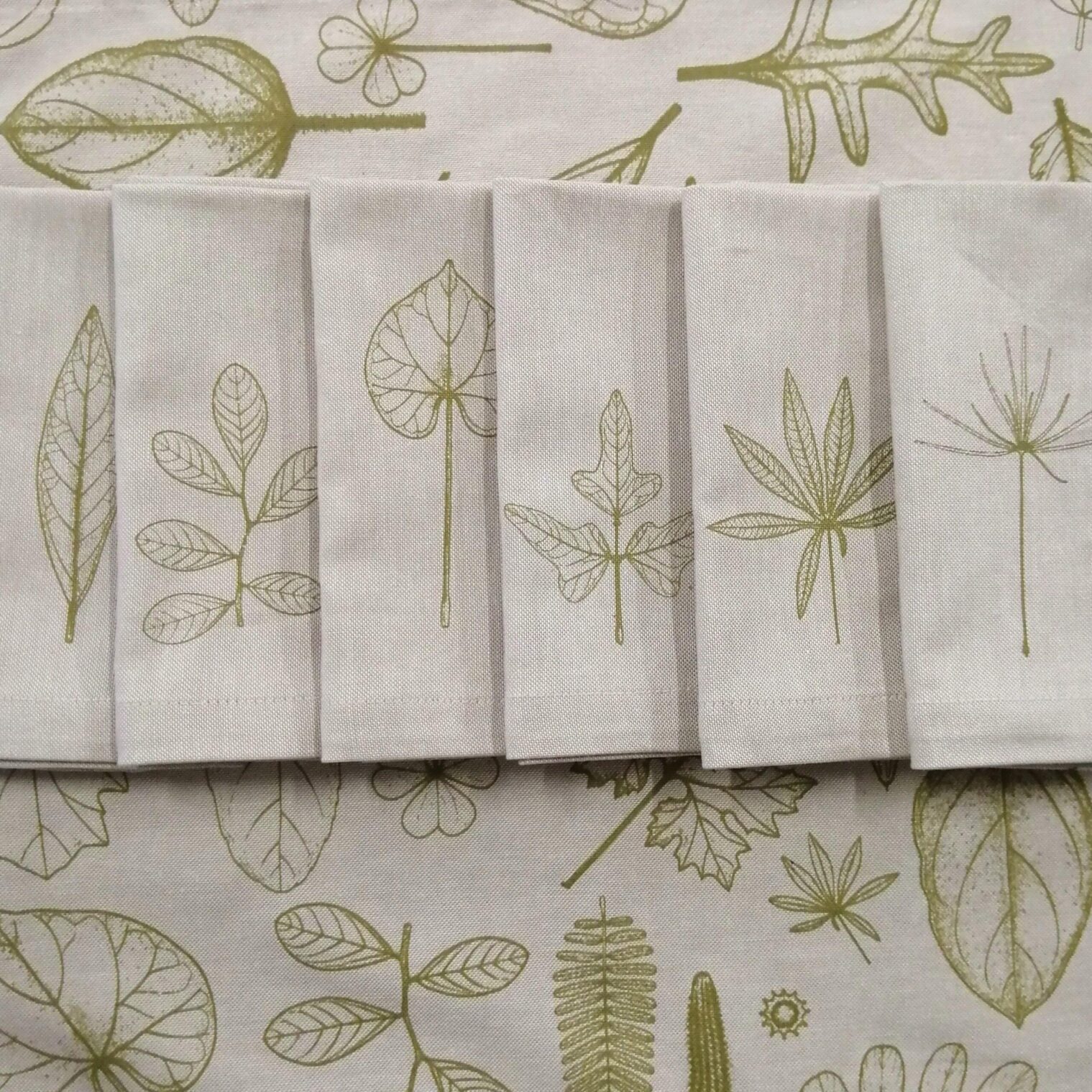 Green napkin set