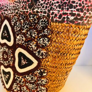 Rwandan beaded basket leopard print 4 | Local is Lekker ZA | African Gifts