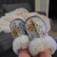 Spring Flower Sheepskin Slippers (Full Boot Slipper) | Local is Lekker ZA | African Gifts