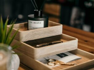 Wooden Desk Organiser Re: mote