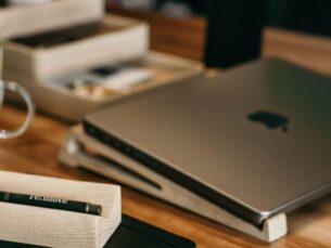 Ash Wood Laptop Stand