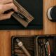 Wooden Pen Holder - Remote