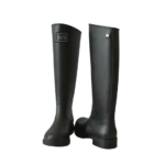 Silver Lining Classic Black Gumboot