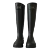 Silver Lining Classic Black Gumboot