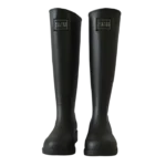 Silver Lining Classic Black Gumboot