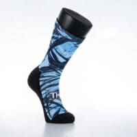 Mohair blended sports socks arctic blue