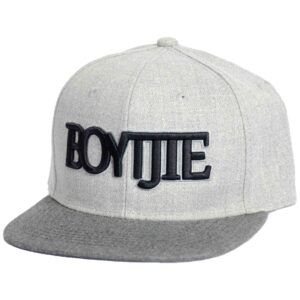 Boytjie Flat Peak – Two tone Grey and charcoal- The Boytjie Brand