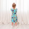 Fun Fact Kids Blue Summer Dress Back | Local is Lekker ZA | African Gifts