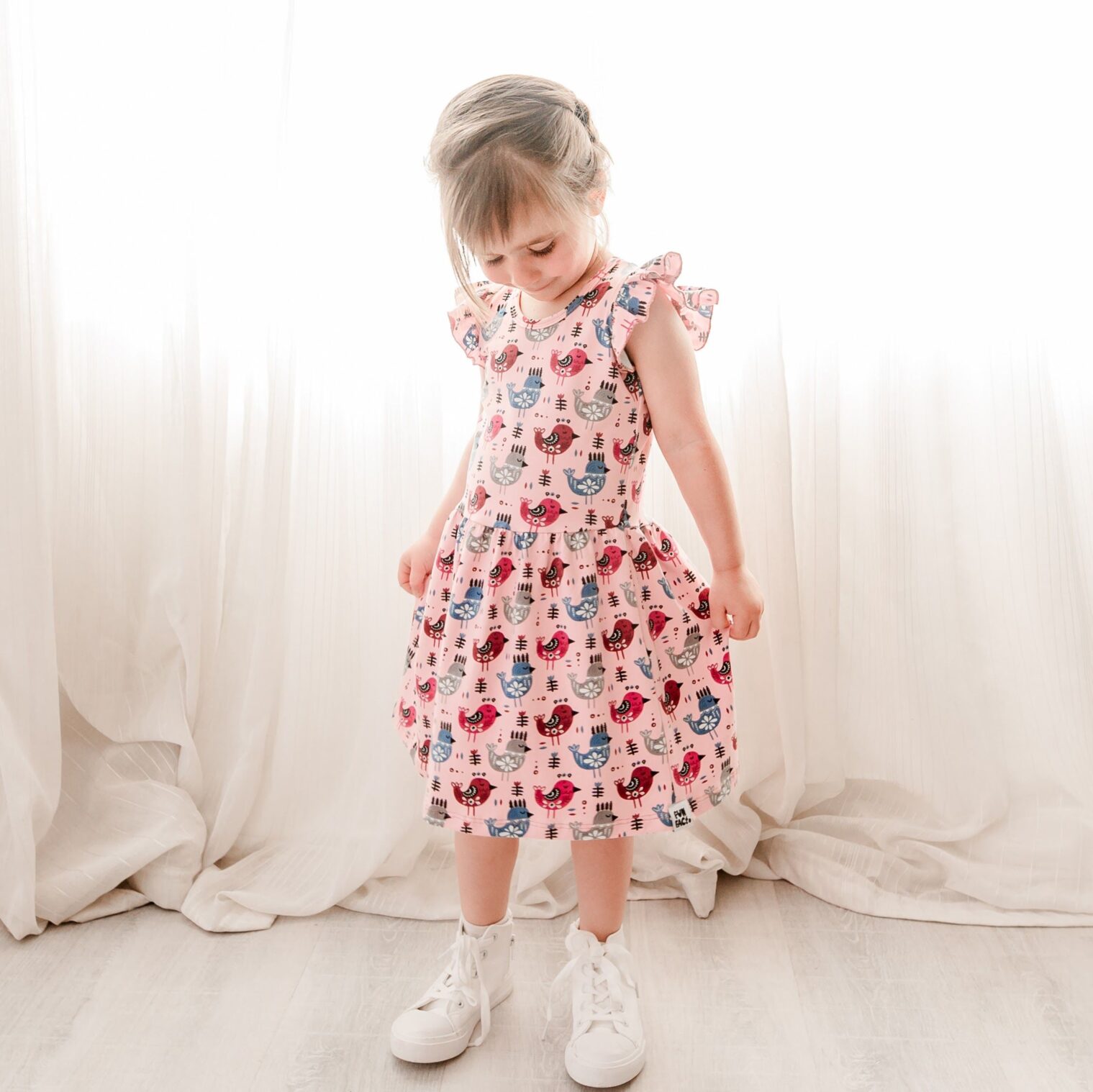 Fun Fact Pink Bird Summer Dress | Local is Lekker ZA | African Gifts