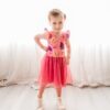 Fun Fact Pink Princess Dress Front scaled | Local is Lekker ZA | African Gifts