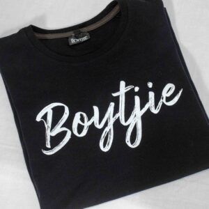 Boytjie Black Shirt The Blair Tee Range- The Boytjie Brand!