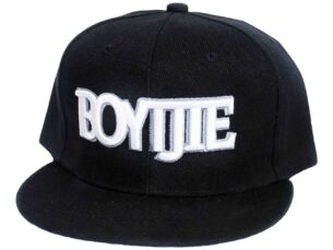 Black Boytjie Flat Peak – cap- The Boytjie Brand