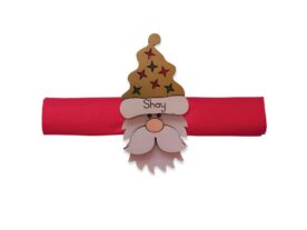 Handcrafted Santa Napkin Holders