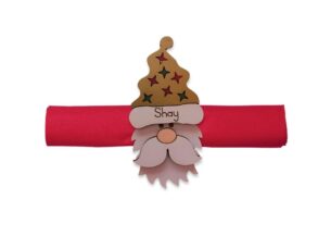 Handcrafted Santa Napkin Holders