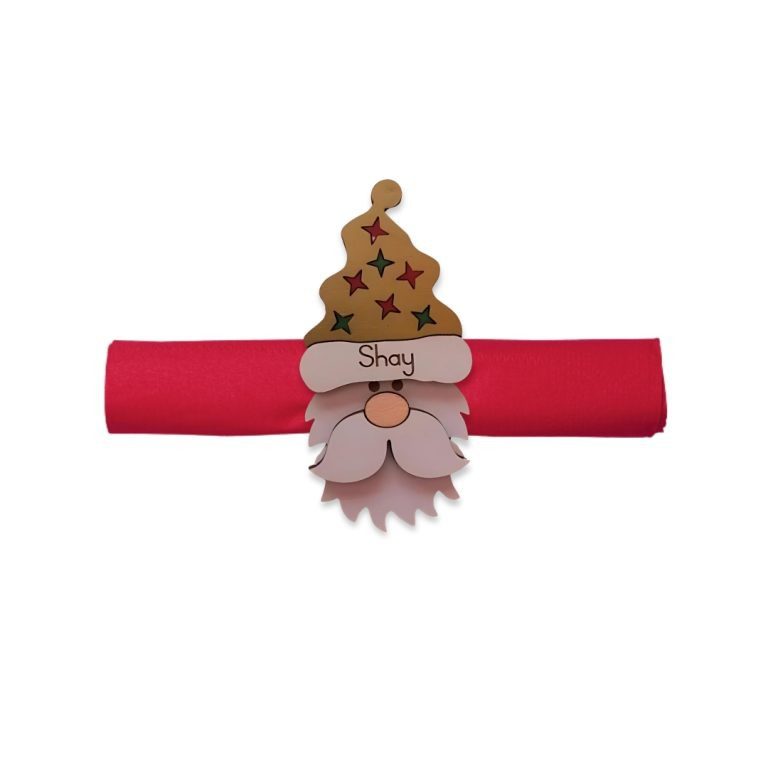 Handcrafted Santa Napkin Holders (2-set)