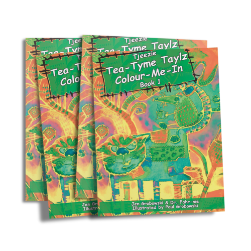 Tjeezie Tea-Tyme Taylz Colour-Me-In Book 1