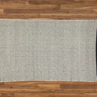 Diamond Pattern Cotton Rug