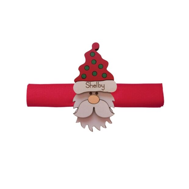 Handcrafted Santa Napkin Holders (2-set) | Local is Lekker ZA | African Gifts