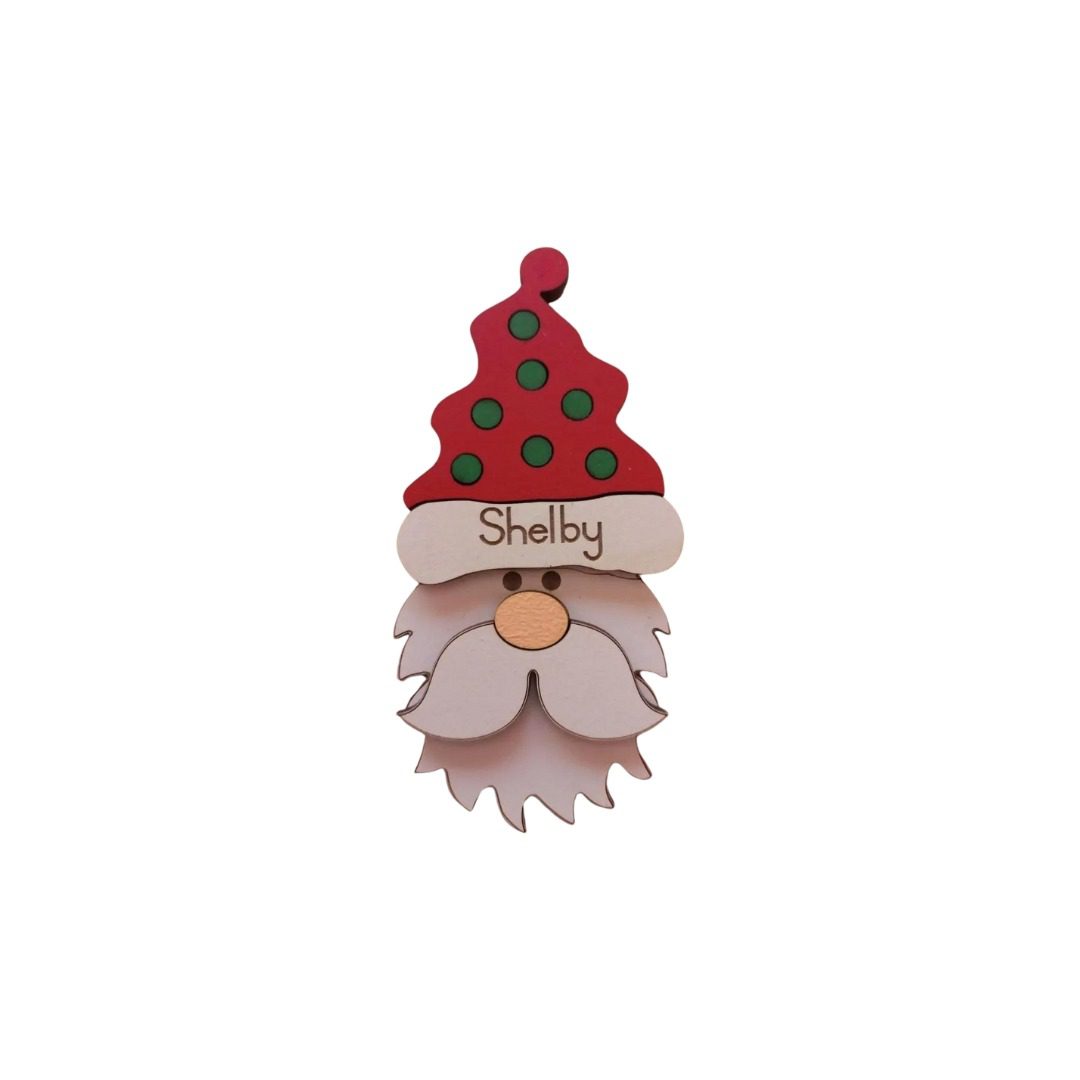 Personalised Santa Name Placeholders 4-set