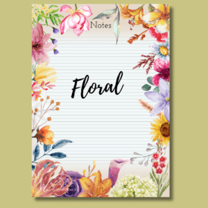 African Flowers Notepad made in South Africa