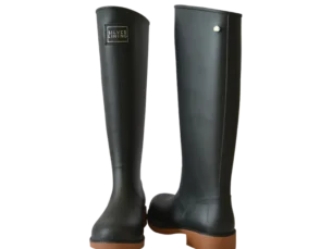 Silver Lining Classic Black Toffee Gumboot Local is lekker za