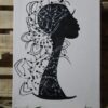 A3 Hand Painted African Art on Canvas