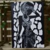 A3 Hand Painted African Art on Canvas