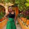 Green Wrap skirt -Wrap around skirt by Zimbabwe Handmade