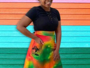 Wrap around skirt by Zimbabwe Handmade