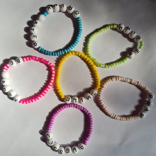 Affirmation Bracelets - Bush Beads by local young entrepreneurs