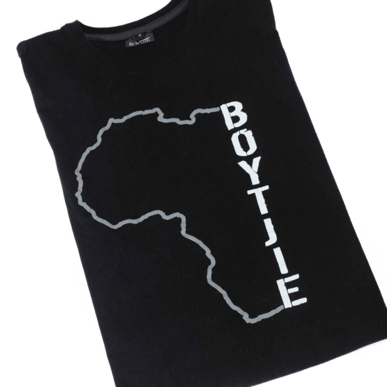 The Boytjie Brand- African Shirt - The Brynn Tee (Africa)-Black