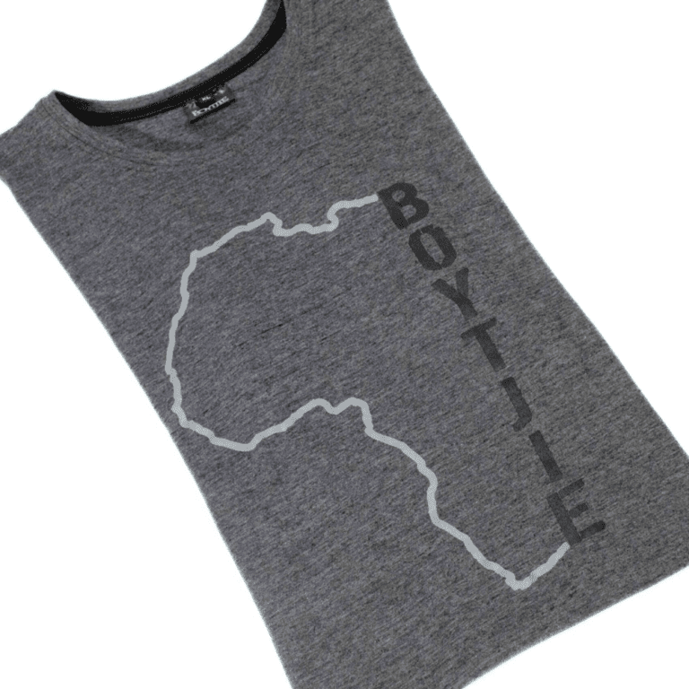 The Boytjie Brand- Charcoal African Shirt - The Brynn Tee (Africa)