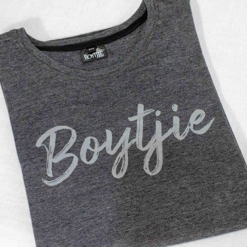 Boytjie Charcoal Shirt-The Blair Tee Range- The Boytjie Brand!