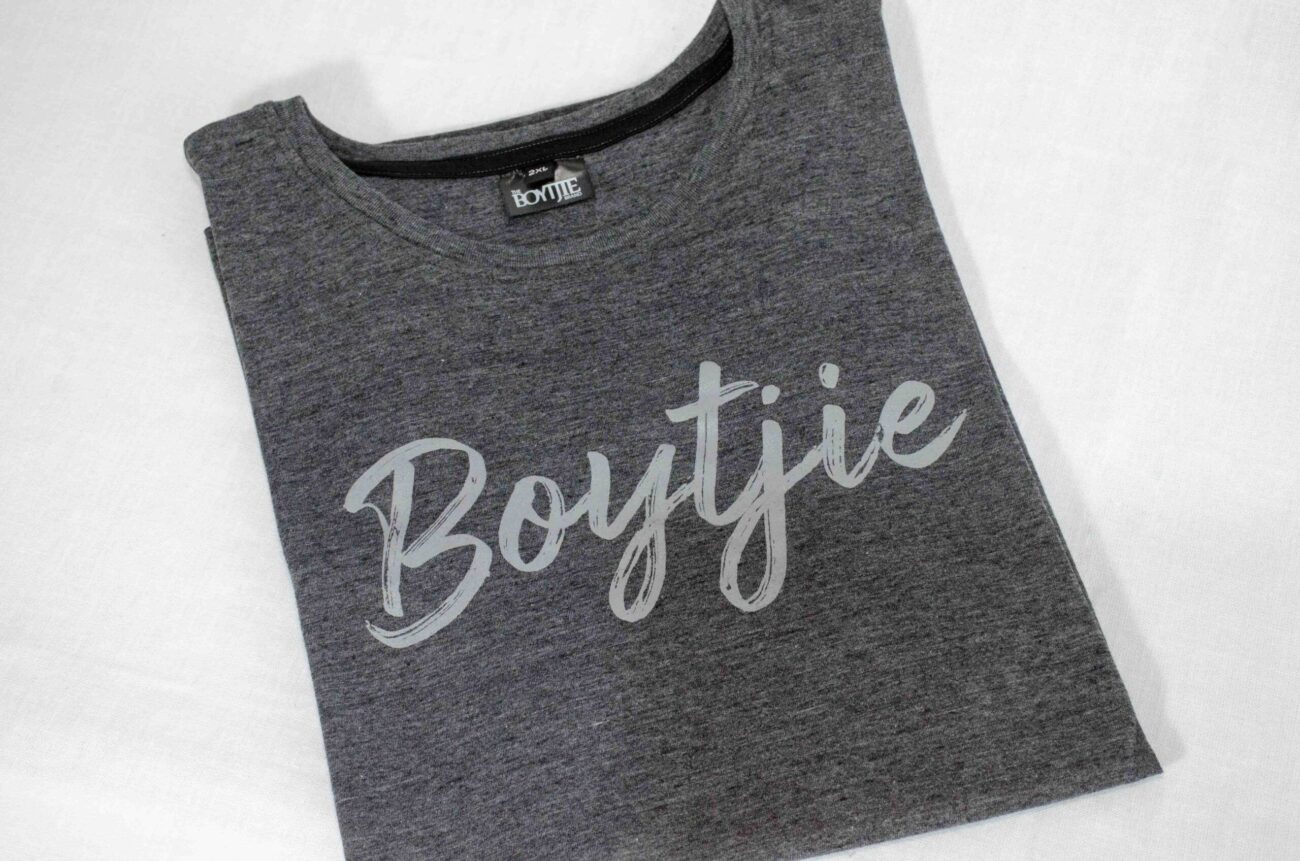 Boytjie charcoal Shirt The Blair Tee Range The Boytjie Brand | Local is Lekker ZA | African Gifts