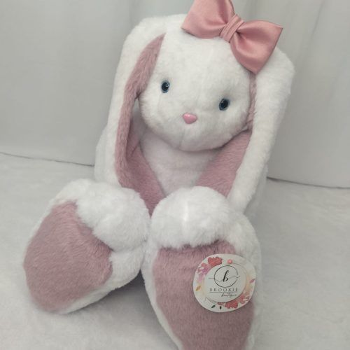 Soft Pink Easter Bunnies by Brookie Boutique
