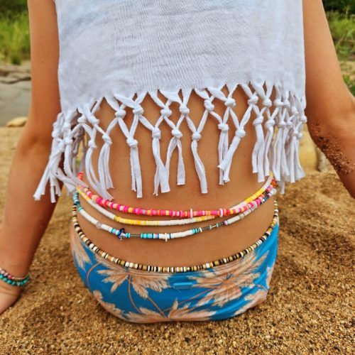 African Beach Inspired Belly Beads