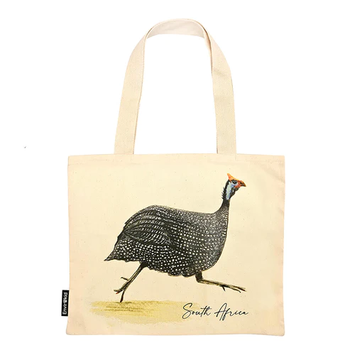 South African Shopper Bags- Guinea Fowl