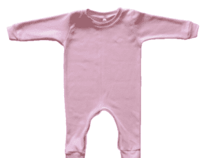 Baby Pink Long Sleeved Babygrow – 6-9 Months