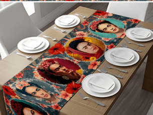 Frida Kahlo Framed Table Runner