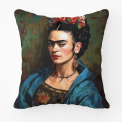 Frida Kahlo Detailed Printed Scatter Cushion