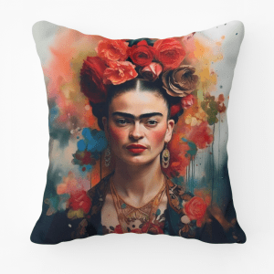 Frida Kahlo Pastel Printed Scatter Cushion