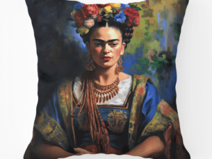 Frida Kahlo Elegant Printed Scatter Cushion