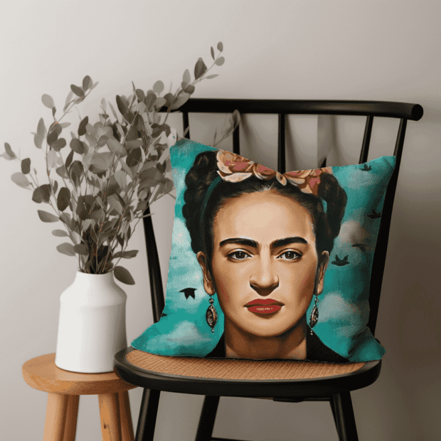 Frida Kahlo Scatter Cushion Sky Printed Scatter Cushion